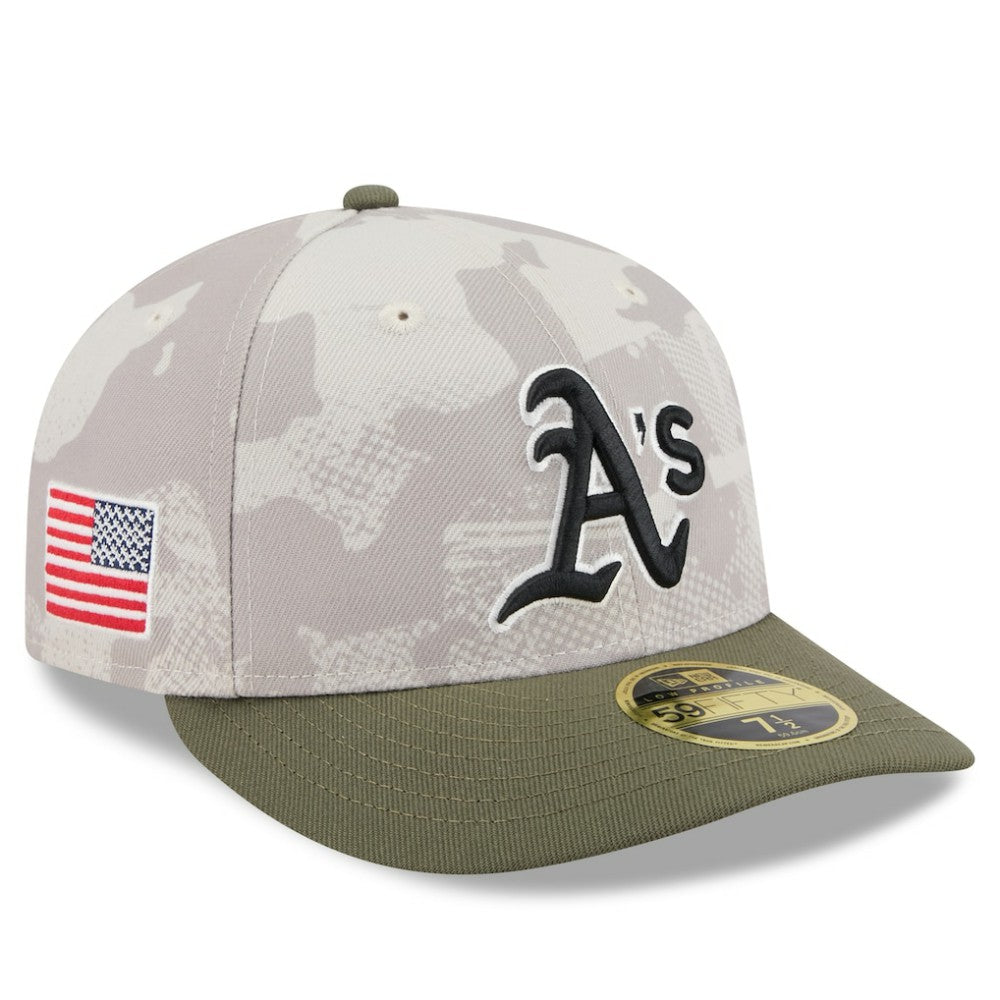 Athletics New Era 2025 Armed Forces Day Low Profile 59FIFTY Fitted Hat - MLB
