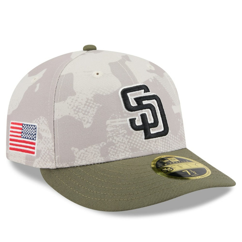 San Diego Padres New Era 2025 Armed Forces Day Low Profile 59FIFTY Fitted Hat - MLB