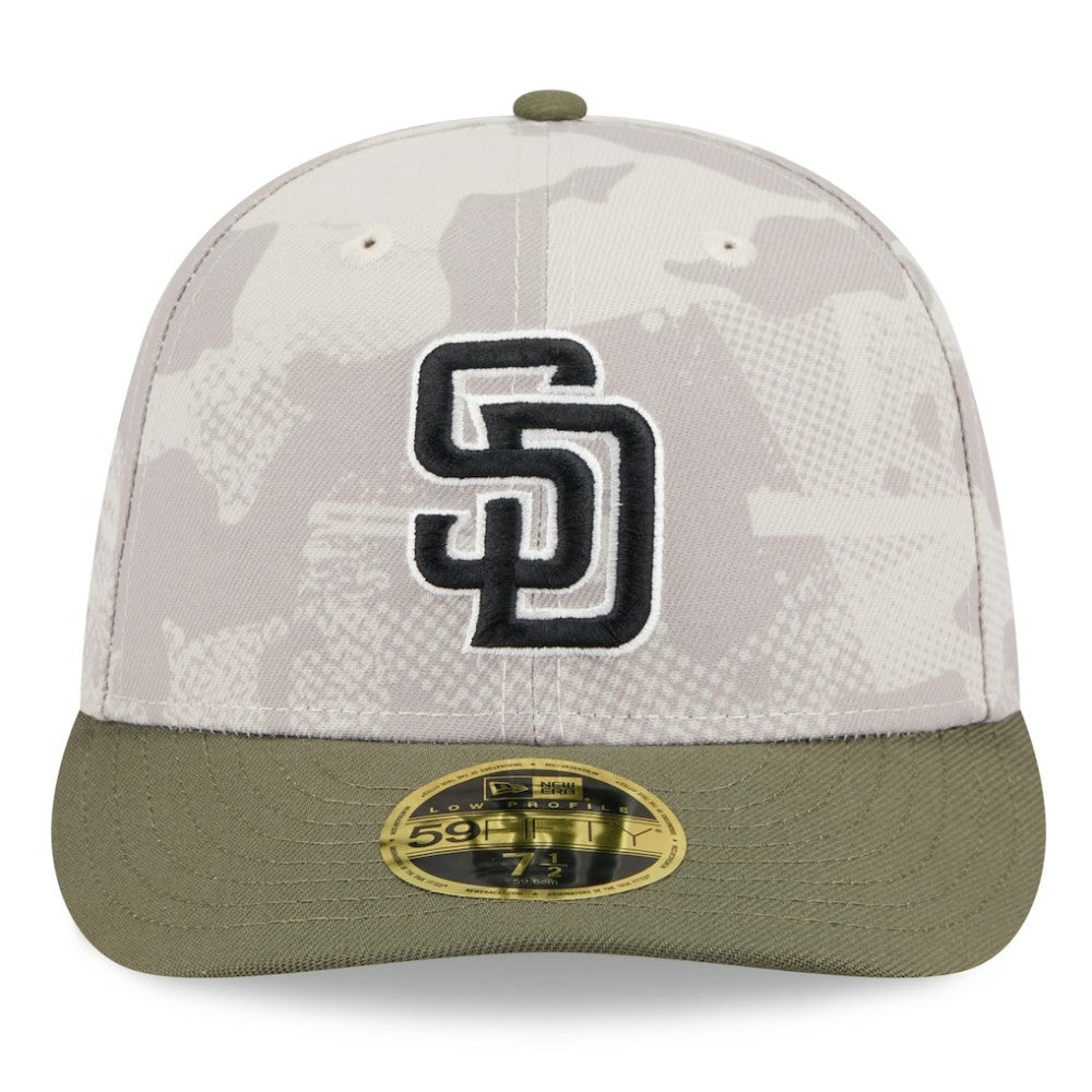 San Diego Padres New Era 2025 Armed Forces Day Low Profile 59FIFTY Fitted Hat - MLB