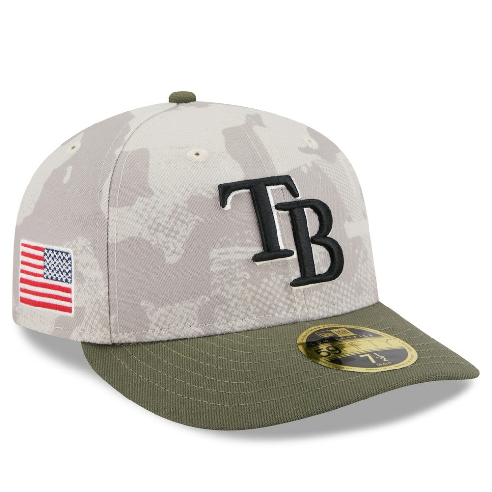Tampa Bay Rays New Era 2025 Armed Forces Day Low Profile 59FIFTY Fitted Hat - MLB