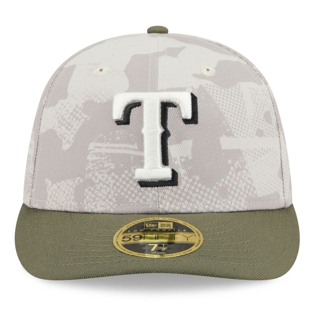 Texas Rangers New Era 2025 Armed Forces Day Low Profile 59FIFTY Fitted Hat - MLB
