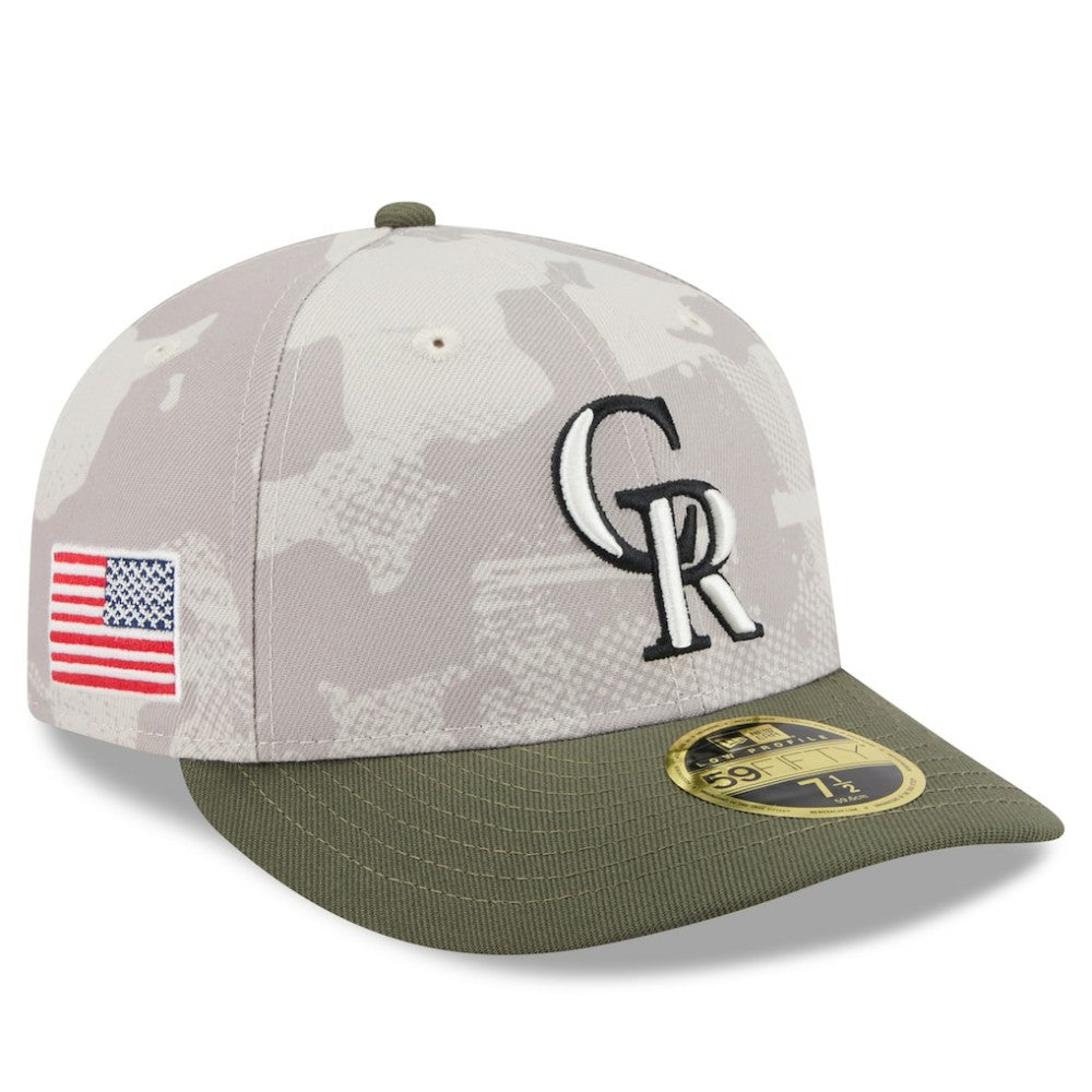 Colorado Rockies New Era 2025 Armed Forces Day Low Profile 59FIFTY Fitted Hat - MLB