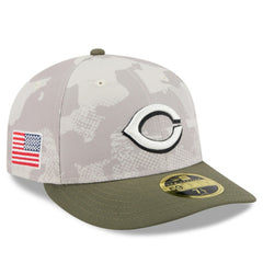 Cincinnati Reds New Era 2025 Armed Forces Day Low Profile 59FIFTY Fitted Hat - MLB