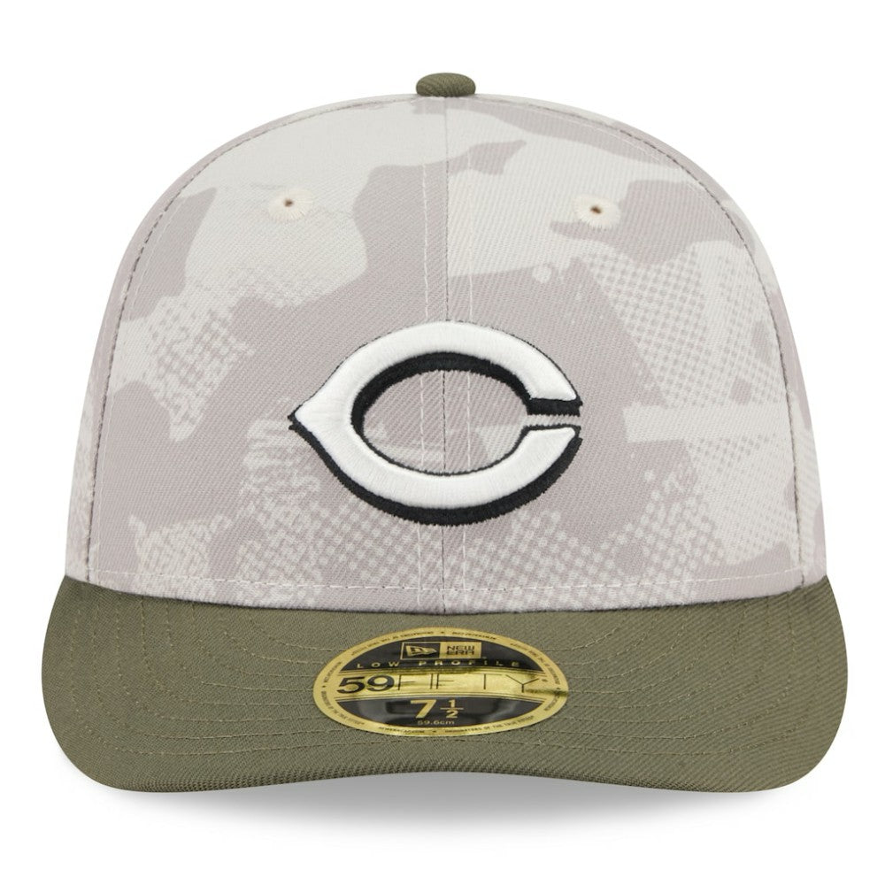 Cincinnati Reds New Era 2025 Armed Forces Day Low Profile 59FIFTY Fitted Hat - MLB