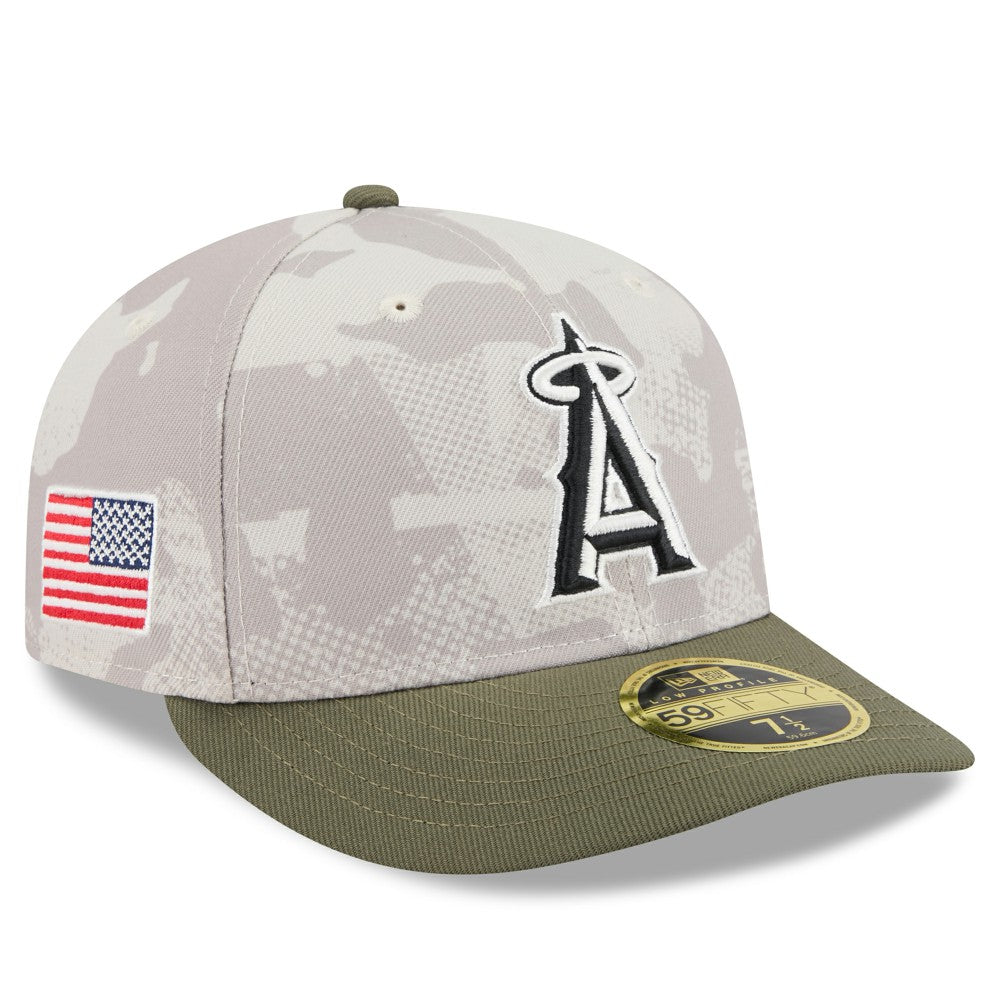 Los Angeles Angels New Era 2025 Armed Forces Day Low Profile 59FIFTY Fitted Hat - MLB