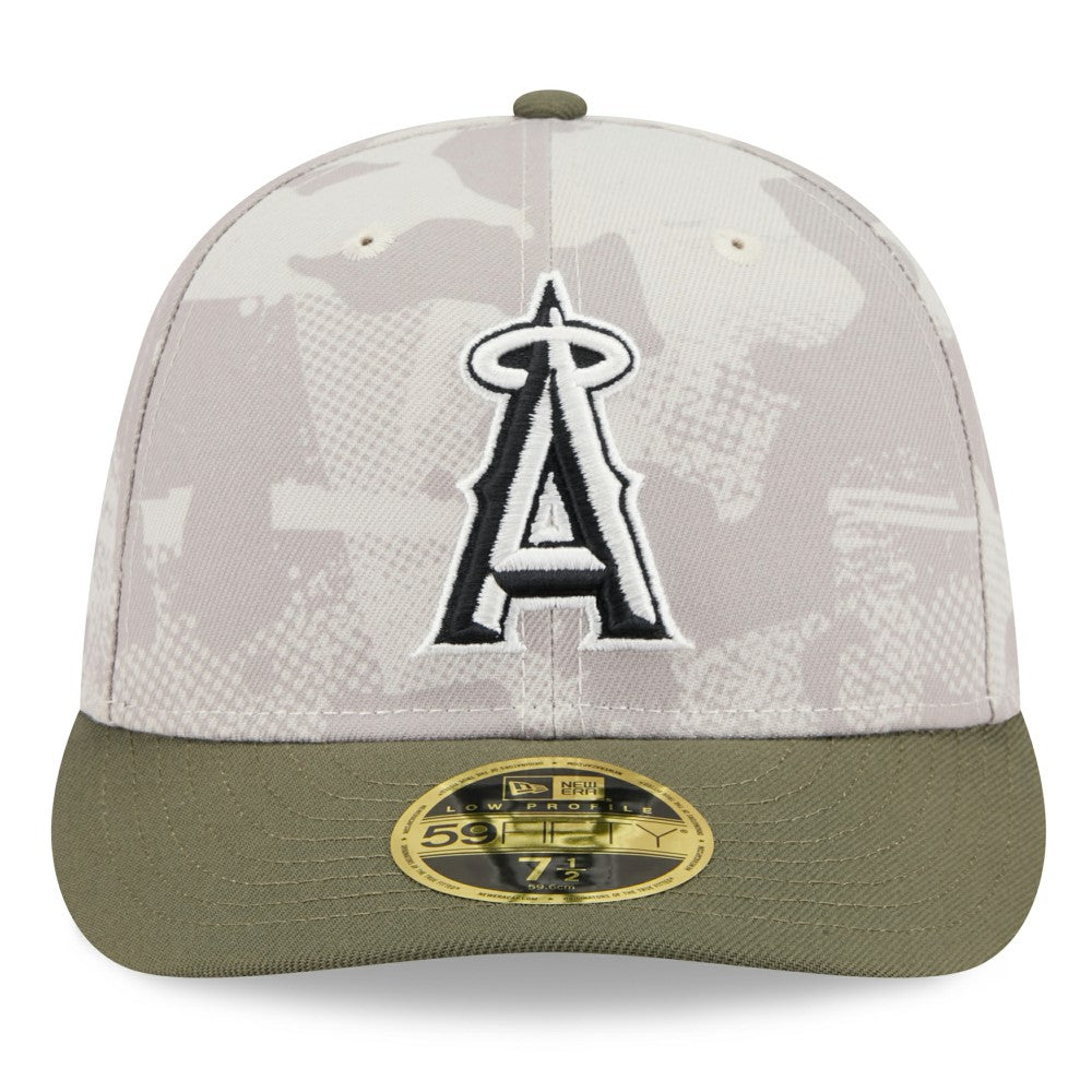 Los Angeles Angels New Era 2025 Armed Forces Day Low Profile 59FIFTY Fitted Hat - MLB