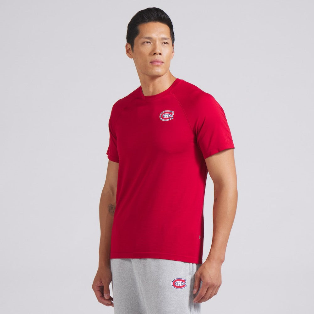 Montreal Canadiens lululemon Metal Vent Tech Short-Sleeve Shirt - True Red - NHL