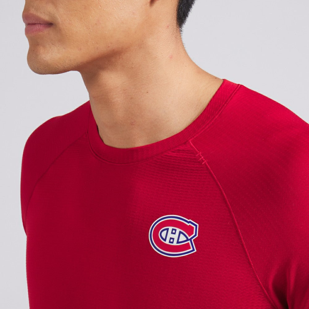 Montreal Canadiens lululemon Metal Vent Tech Short-Sleeve Shirt - True Red - NHL