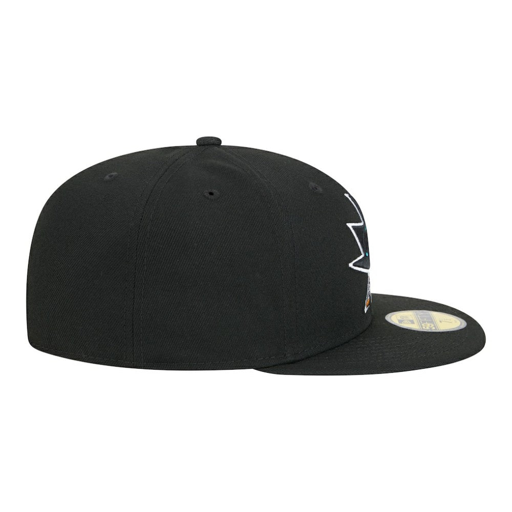 San Jose Sharks New Era Core 59FIFTY Fitted Hat - Black - NHL