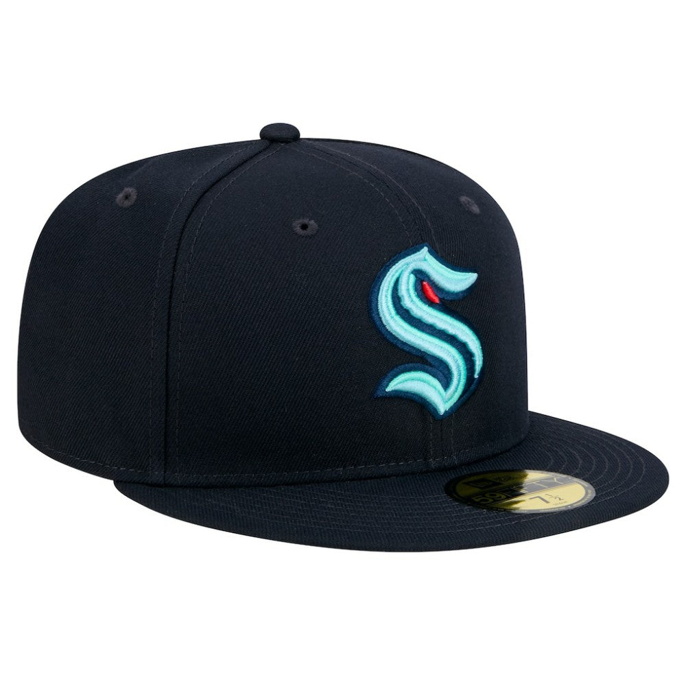 Seattle Kraken New Era Core 59FIFTY Fitted Hat - Navy - NHL