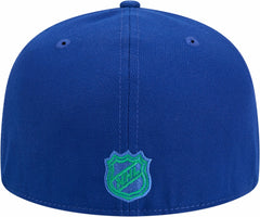 Vancouver Canucks New Era Core 59FIFTY Fitted Hat - Blue - NHL