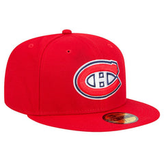 Montreal Canadiens New Era Core 59FIFTY Fitted Hat - Red - NHL