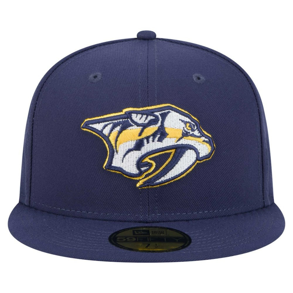 Nashville Predators New Era Core 59FIFTY Fitted Hat - Navy - NHL