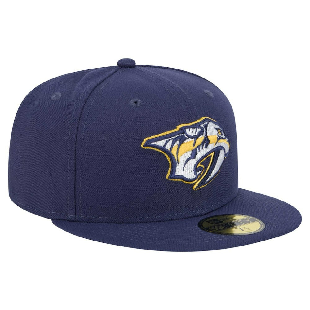 Nashville Predators New Era Core 59FIFTY Fitted Hat - Navy - NHL