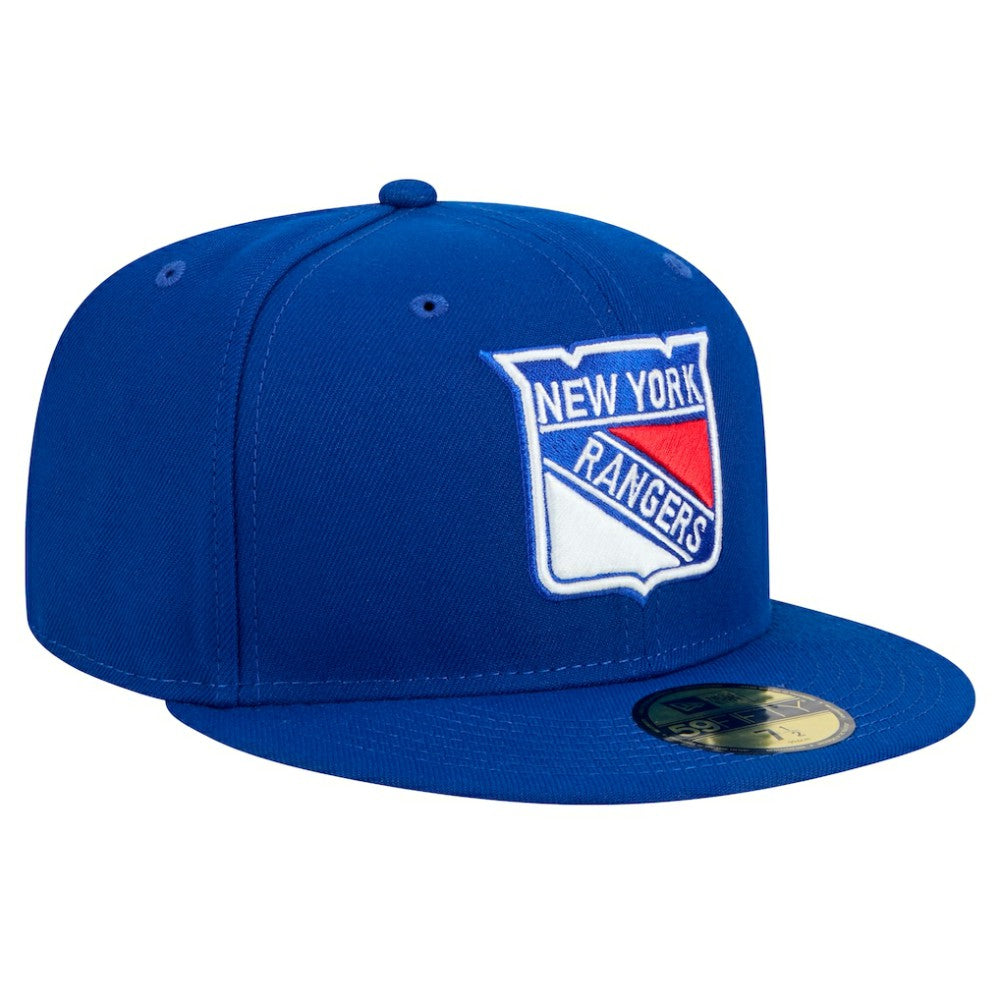 New York Rangers New Era Core 59FIFTY Fitted Hat - Blue - NHL