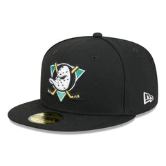 Anaheim Ducks New Era Core 59FIFTY Fitted Hat - Black - NHL