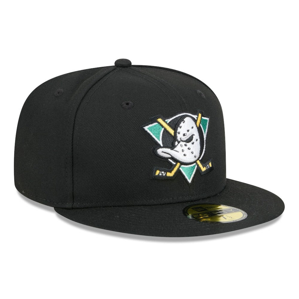 Anaheim Ducks New Era Core 59FIFTY Fitted Hat - Black - NHL