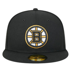 Boston Bruins New Era Core 59FIFTY Fitted Hat - Black - NHL