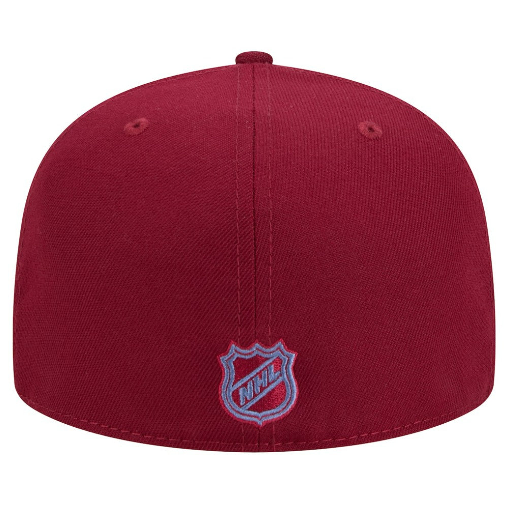 Colorado Avalanche New Era Core 59FIFTY Fitted Hat - Burgundy - NHL