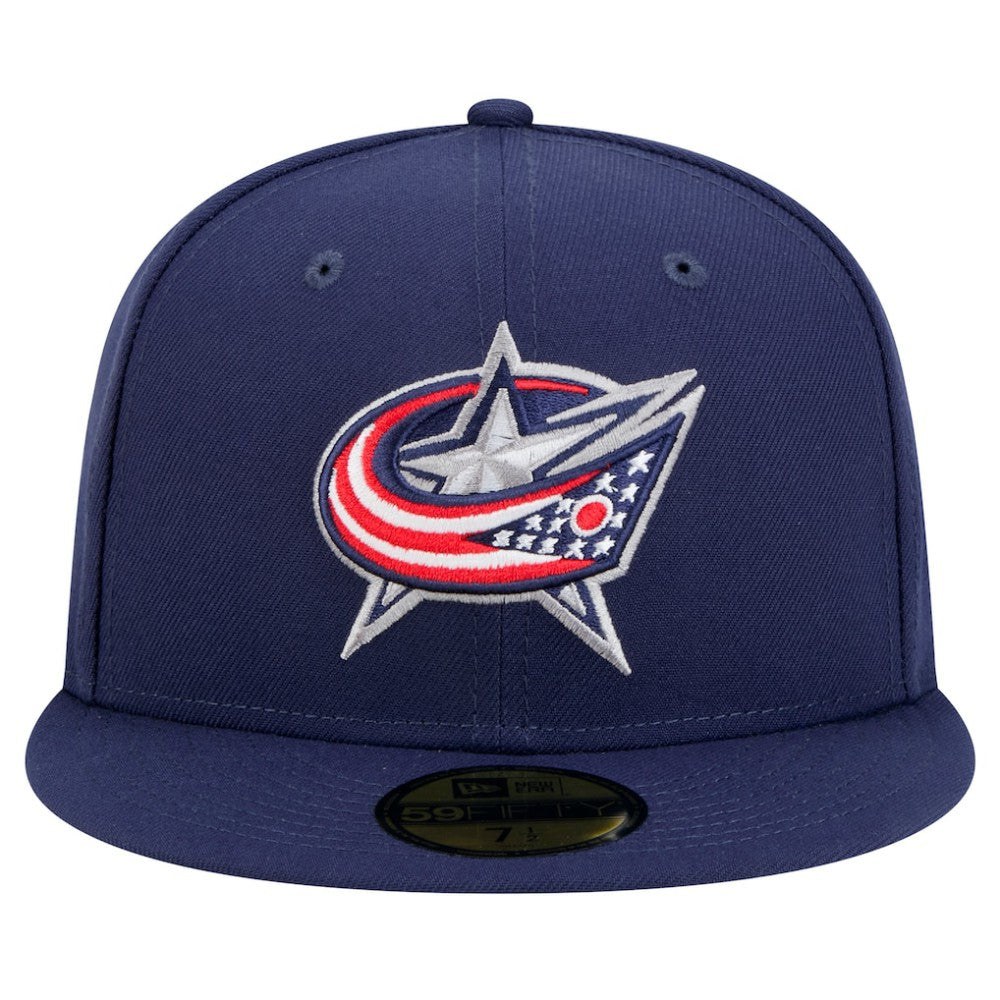 Columbus Blue Jackets New Era Core 59FIFTY Fitted Hat - Navy - NHL