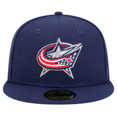 Columbus Blue Jackets New Era Core 59FIFTY Fitted Hat - Navy - NHL