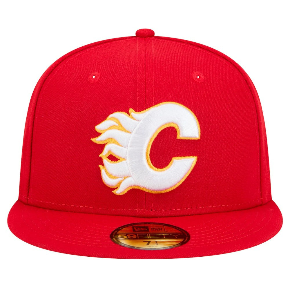 Calgary Flames New Era Core 59FIFTY Fitted Hat - Red - NHL