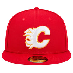 Calgary Flames New Era Core 59FIFTY Fitted Hat - Red - NHL
