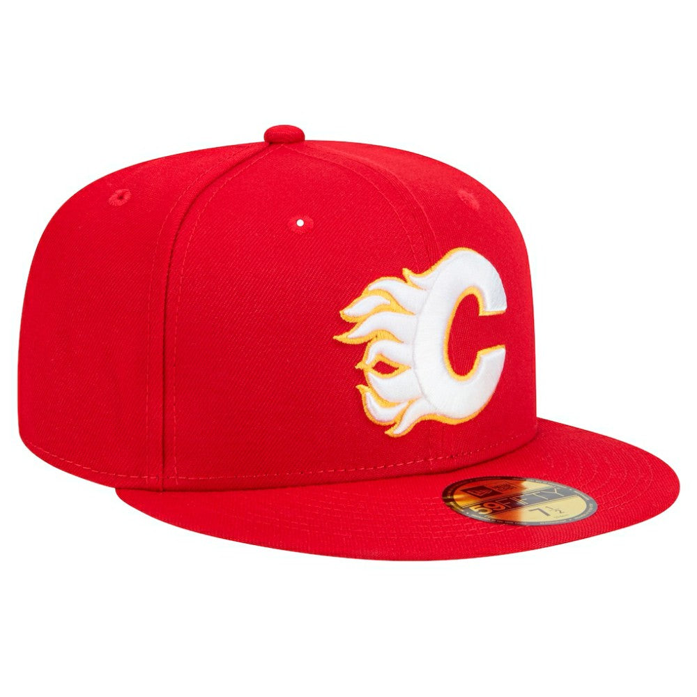 Calgary Flames New Era Core 59FIFTY Fitted Hat - Red - NHL