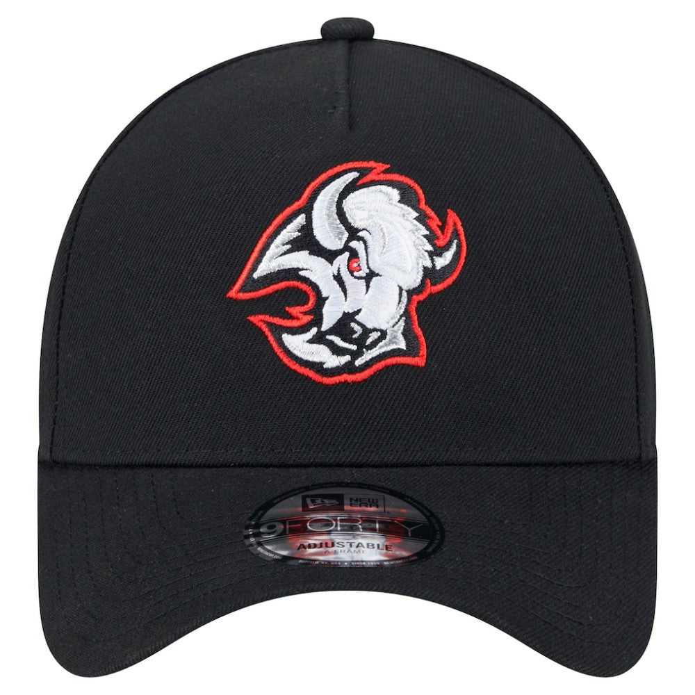 Buffalo Sabres New Era Core A-Frame 9FORTY Adjustable Hat - Black - NHL