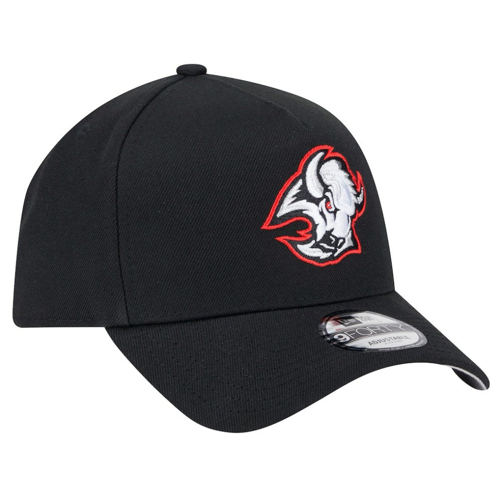 Buffalo Sabres New Era Core A-Frame 9FORTY Adjustable Hat - Black - NHL