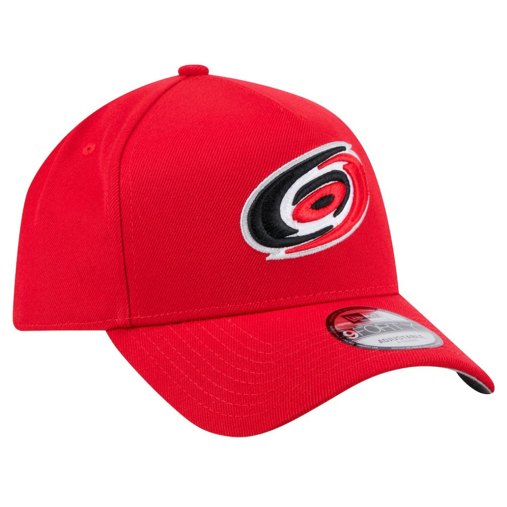 Carolina Hurricanes New Era Core A-Frame 9FORTY Adjustable Hat - Red - NHL