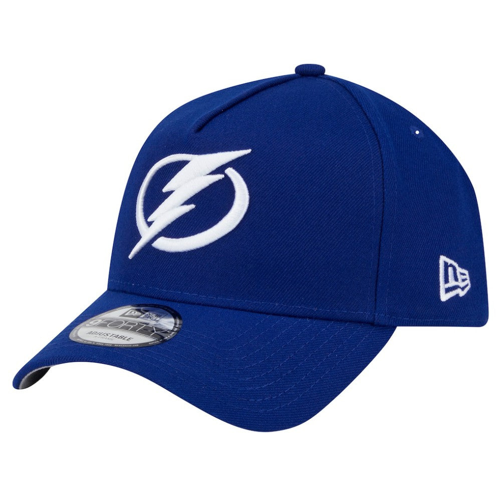Tampa Bay Lightning New Era Core A-Frame 9FORTY Adjustable Hat - Blue - NHL