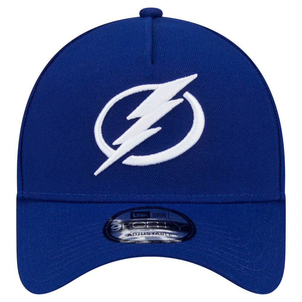 Tampa Bay Lightning New Era Core A-Frame 9FORTY Adjustable Hat - Blue - NHL