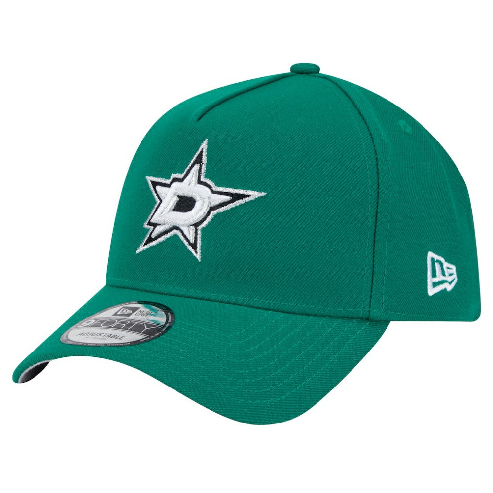 Dallas Stars New Era Core A-Frame 9FORTY Adjustable Hat - Kelly Green - NHL