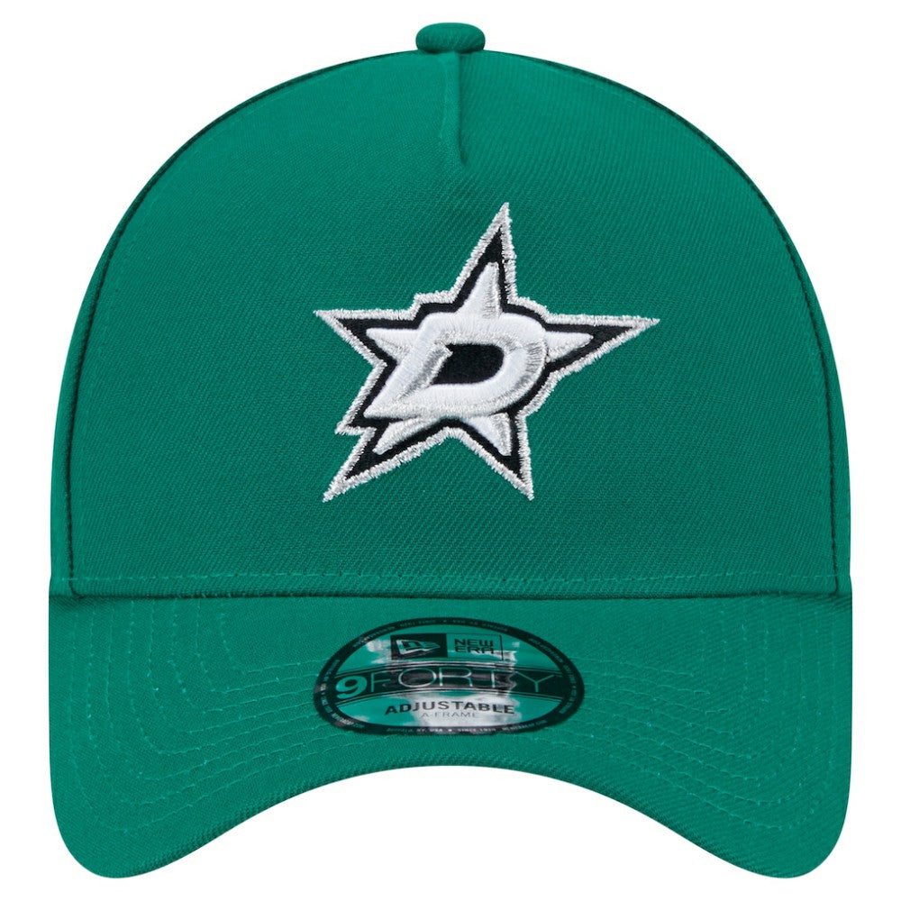 Dallas Stars New Era Core A-Frame 9FORTY Adjustable Hat - Kelly Green - NHL