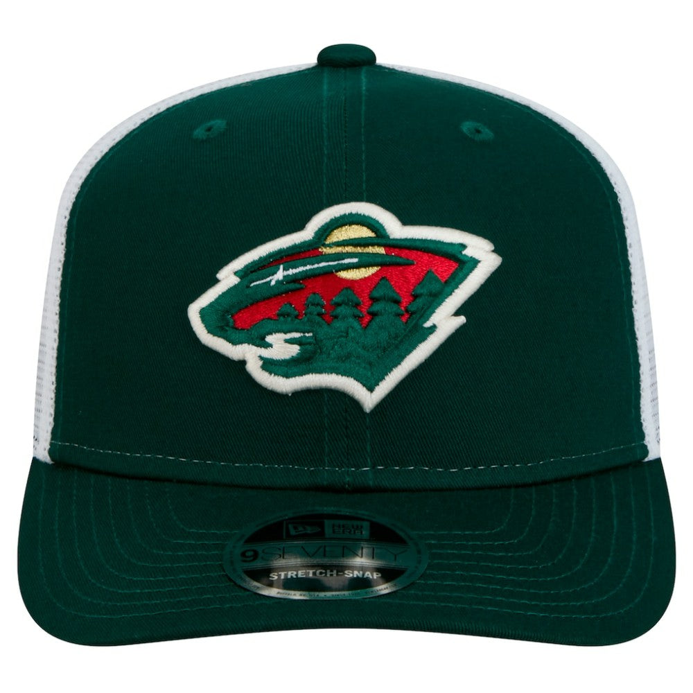Minnesota Wild New Era Core Trucker 9SEVENTY Stretch-Snap Hat - Green - NHL