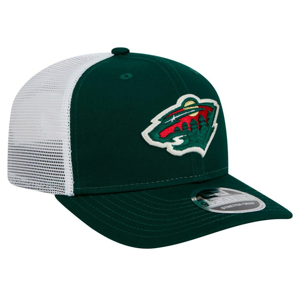 Minnesota Wild New Era Core Trucker 9SEVENTY Stretch-Snap Hat - Green - NHL