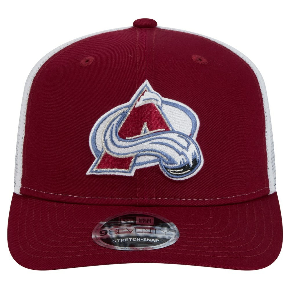 Colorado Avalanche New Era Core Trucker 9SEVENTY Stretch-Snap Hat - Burgundy - NHL
