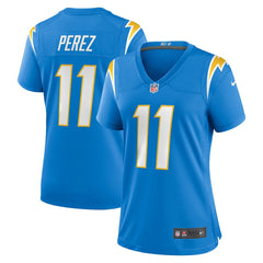 Luis Perez Los Angeles Chargers Women's Team Game Jersey Powder Blue | Nike for Sale