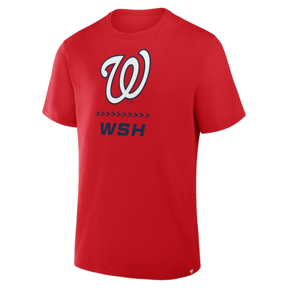 Washington Nationals Fanatics Clubhouse Legacy Side Swipe T-Shirt - MLB