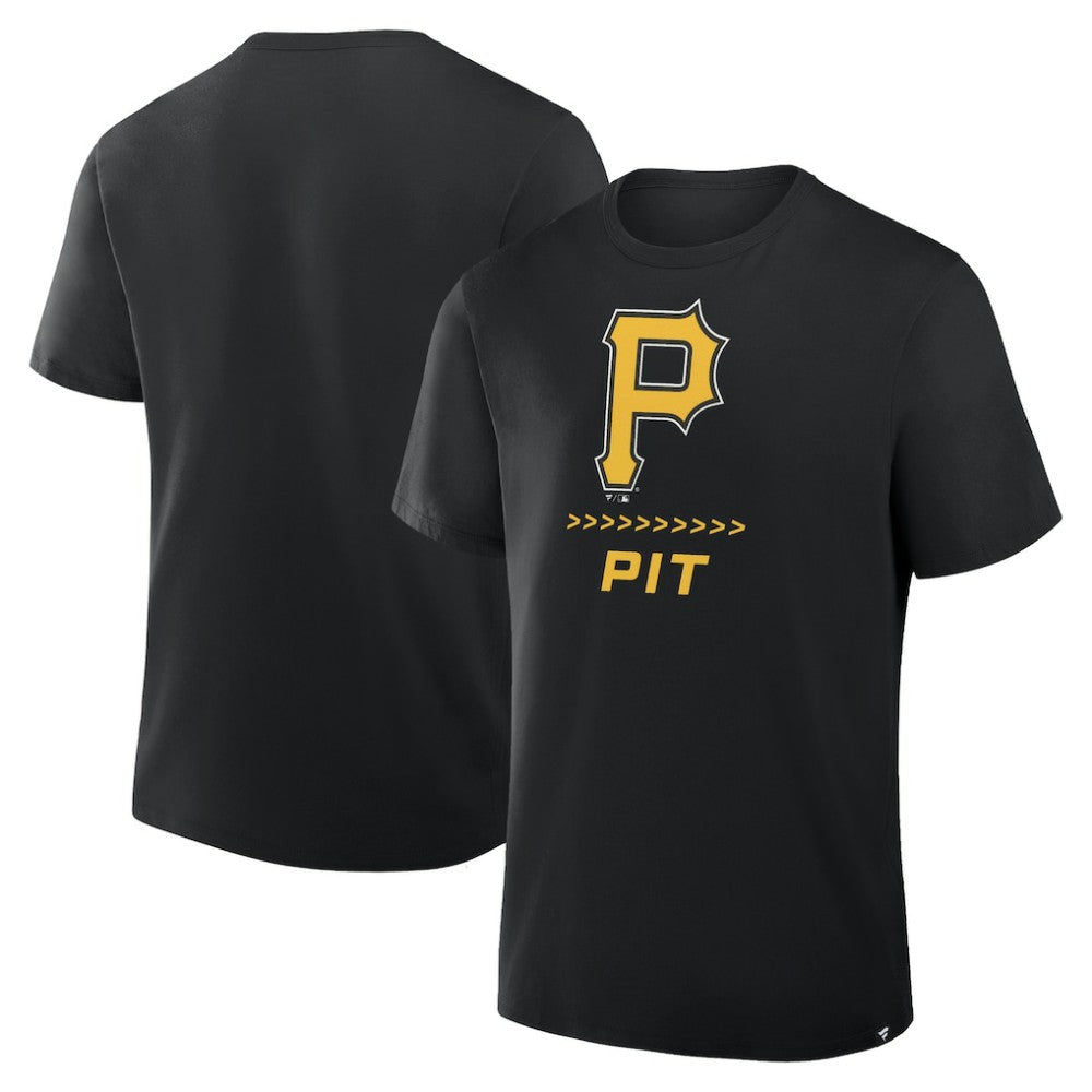 Pittsburgh Pirates Fanatics Clubhouse Legacy Side Swipe T-Shirt - MLB