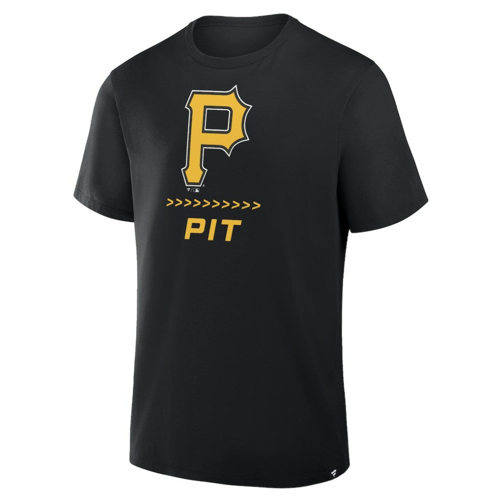 Pittsburgh Pirates Fanatics Clubhouse Legacy Side Swipe T-Shirt - MLB