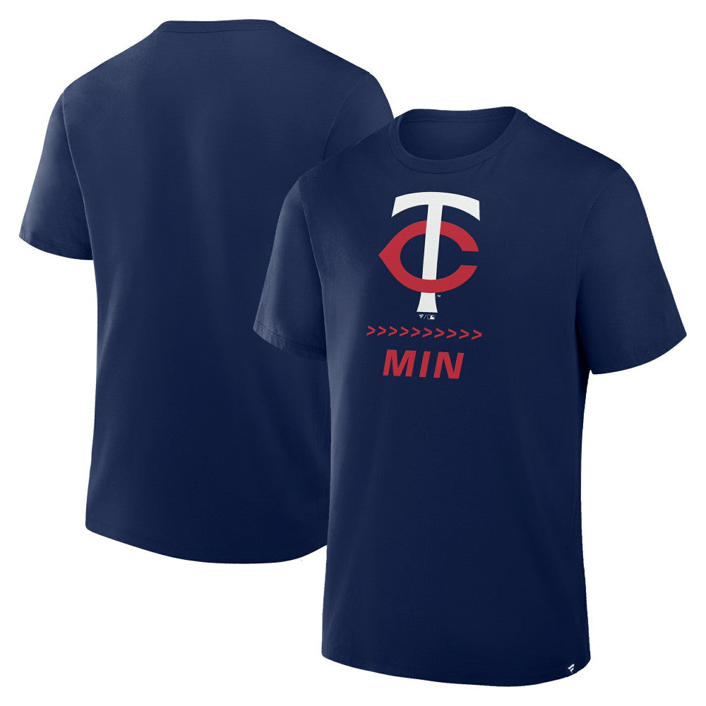 Minnesota Twins Fanatics Clubhouse Legacy Side Swipe T-Shirt - MLB