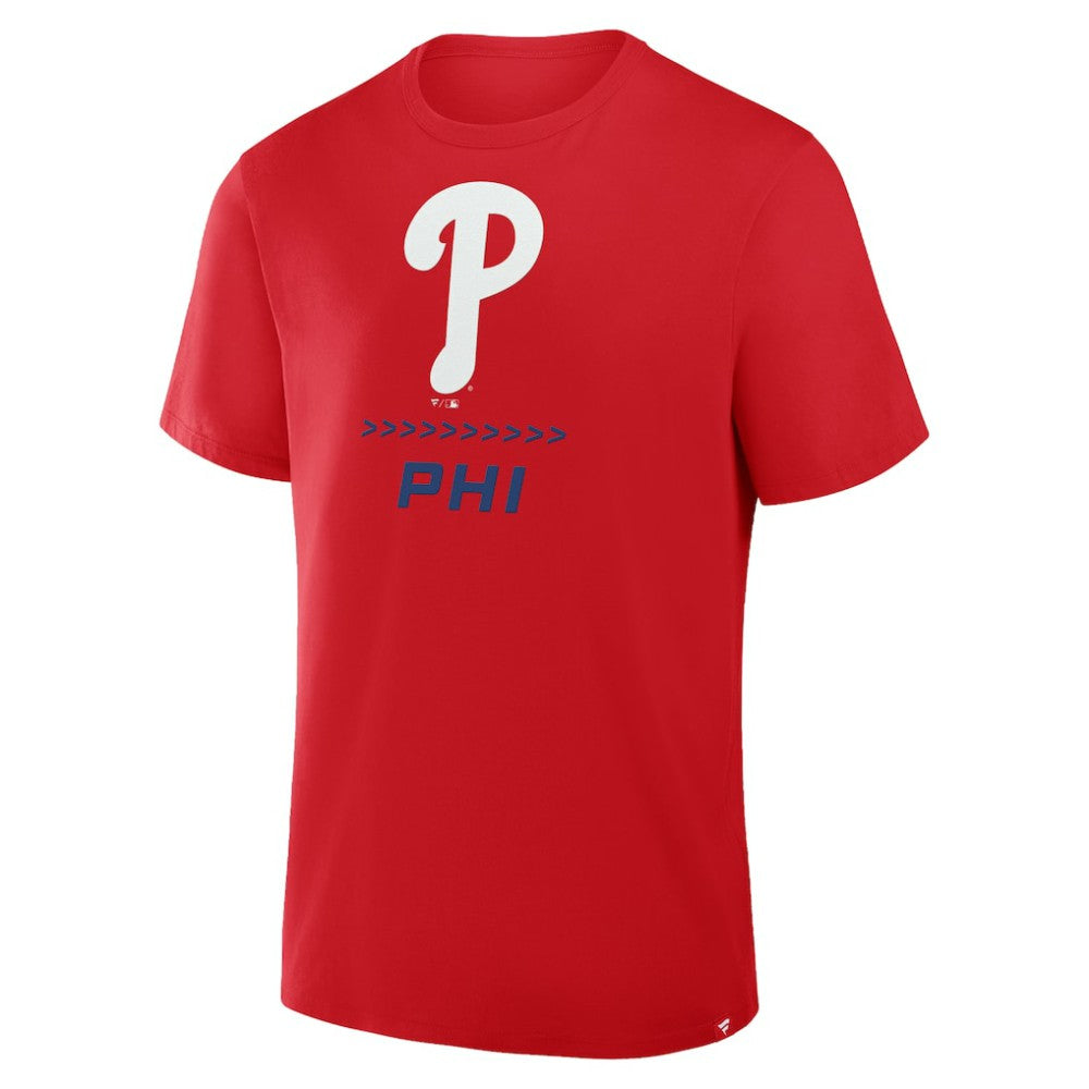 Philadelphia Phillies Fanatics Clubhouse Legacy Side Swipe T-Shirt - MLB