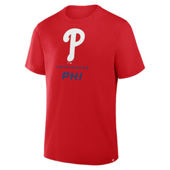 Philadelphia Phillies Fanatics Clubhouse Legacy Side Swipe T-Shirt - MLB