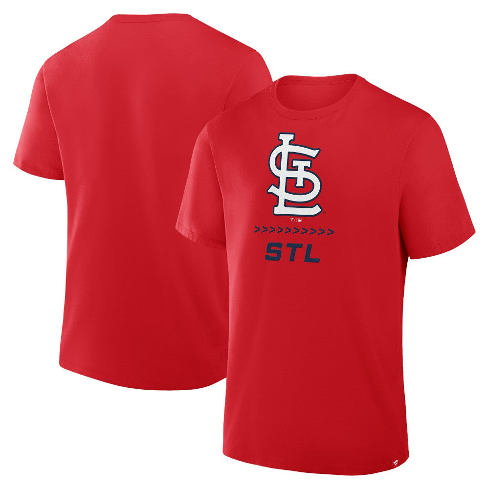 St. Louis Cardinals Fanatics Clubhouse Legacy Side Swipe T-Shirt - MLB