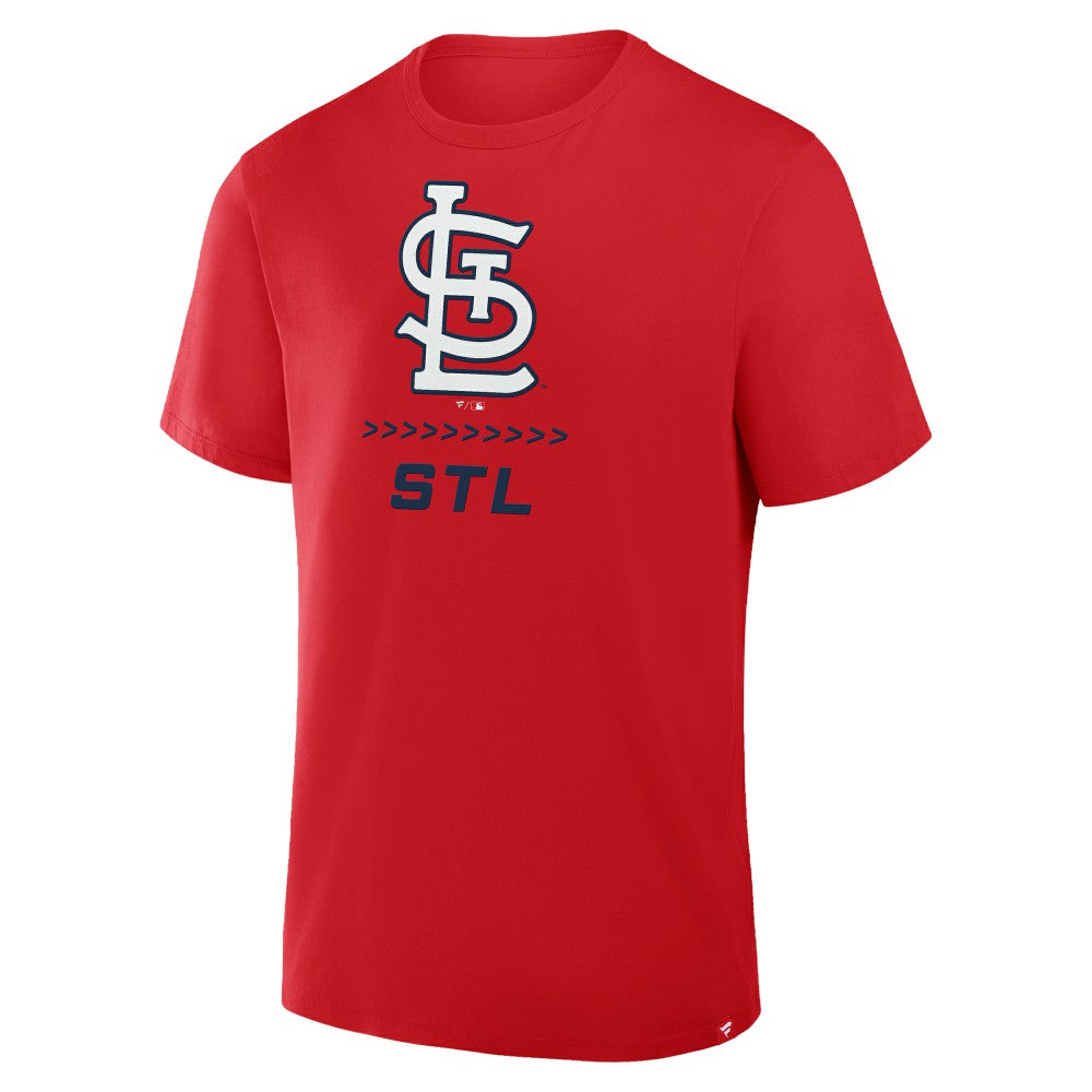 St. Louis Cardinals Fanatics Clubhouse Legacy Side Swipe T-Shirt - MLB