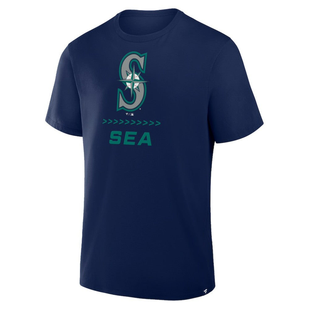 Seattle Mariners Fanatics Clubhouse Legacy Side Swipe T-Shirt - MLB