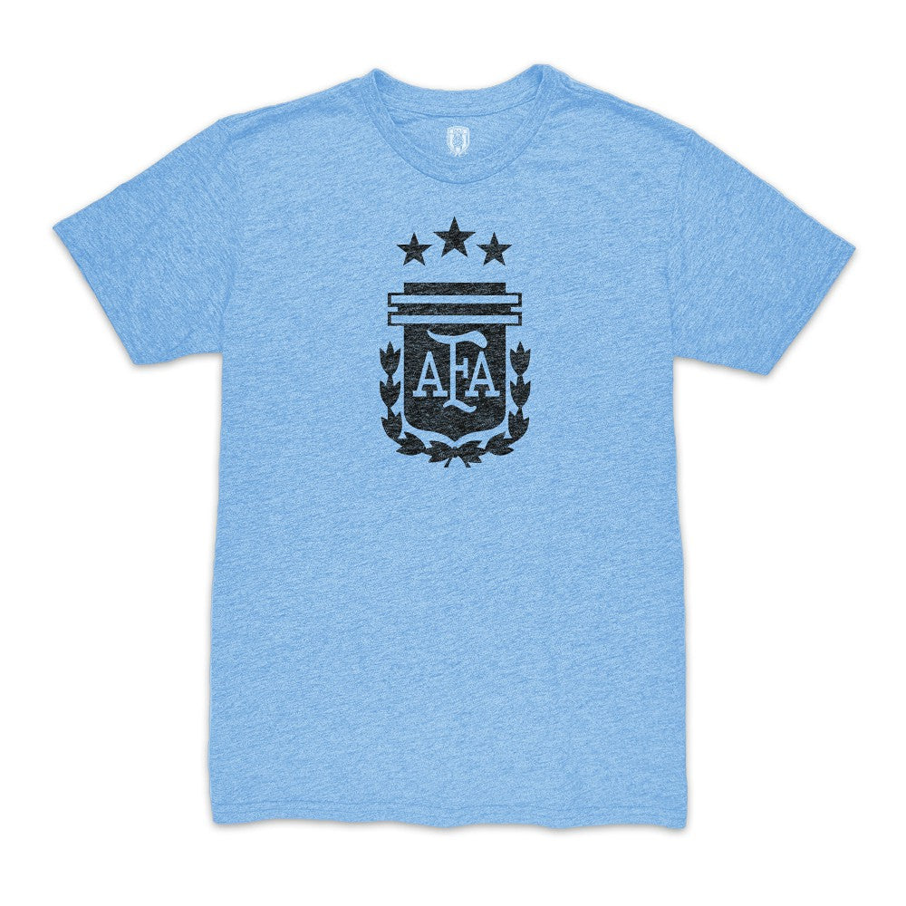 Alejandro Garnacho Argentina National Team 1863FC Player Vintage Tri-Blend T-Shirt Light Blue - FIFA World CUP