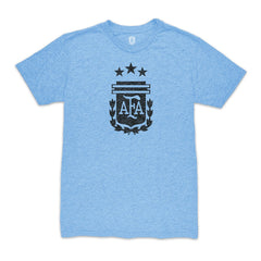 Alejandro Garnacho Argentina National Team 1863FC Player Vintage Tri-Blend T-Shirt Light Blue - FIFA World CUP